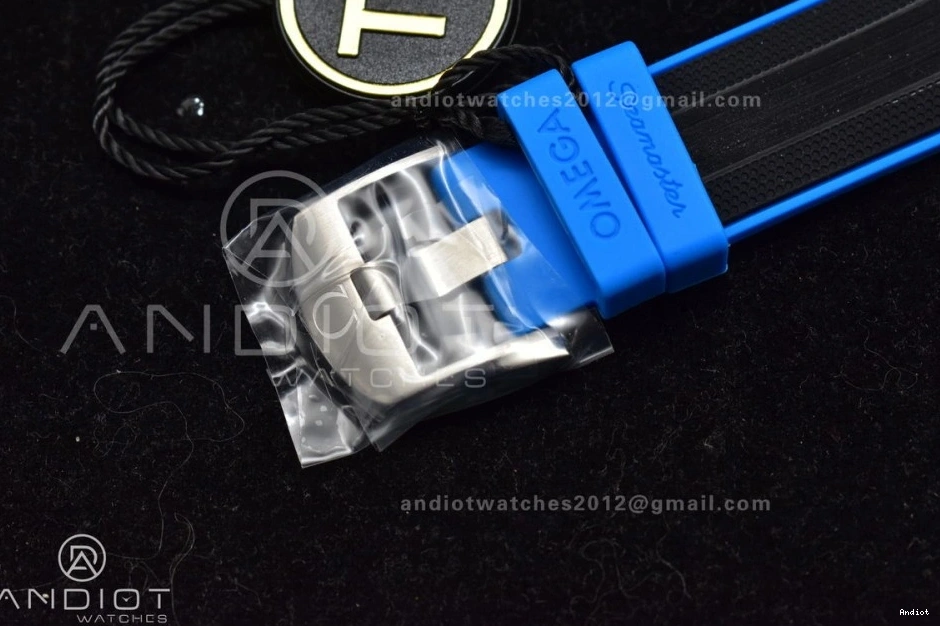 Bezel Ultra on White Deep Seamaster Edition Strap Dial 1:1 Blue Ceramic Black TF Rubber SS 6000M A2824 Best 0211